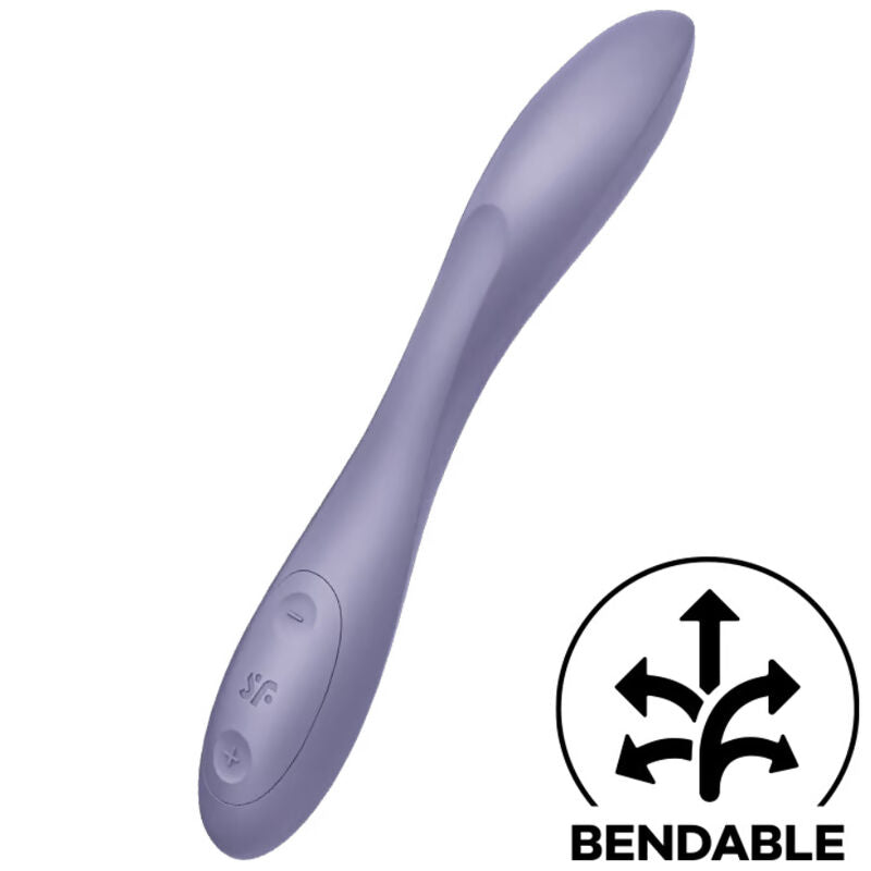 SATISFYER - G-SPOT FLEX 2 MULTI VIBRATOR PURPLE - Happytoys Sexshop: online sex shop for Feeling Happy & Easy 😊 - Discreet geleverd