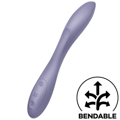 SATISFYER - G-SPOT FLEX 2 MULTI VIBRATOR PURPLE - Happytoys Sexshop: online sex shop for Feeling Happy & Easy 😊 - Discreet geleverd