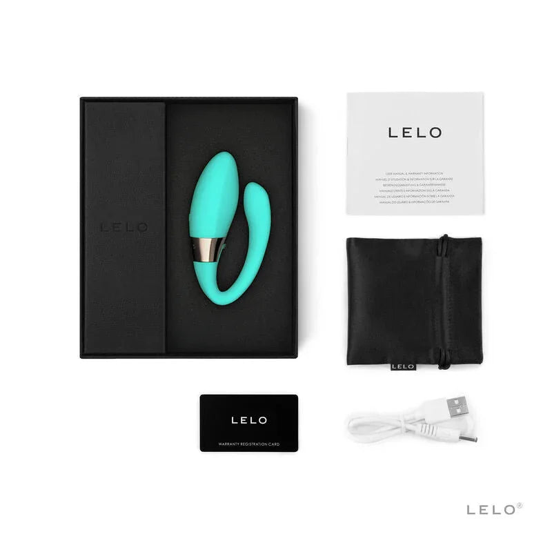 LELO - TIANI HARMONY AQUA GREEN COUPLE MASSAGER - Happytoys Sexshop: online sex shop for Feeling Happy & Easy 😊 - Discreet geleverd