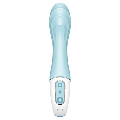 SATISFYER - AIR PUMP VIBRATOR 5+ INFLATABLE G-SPOT VIBRATOR APP BLUE - Happytoys Sexshop: online sex shop for Feeling Happy & Easy 😊 - Discreet geleverd