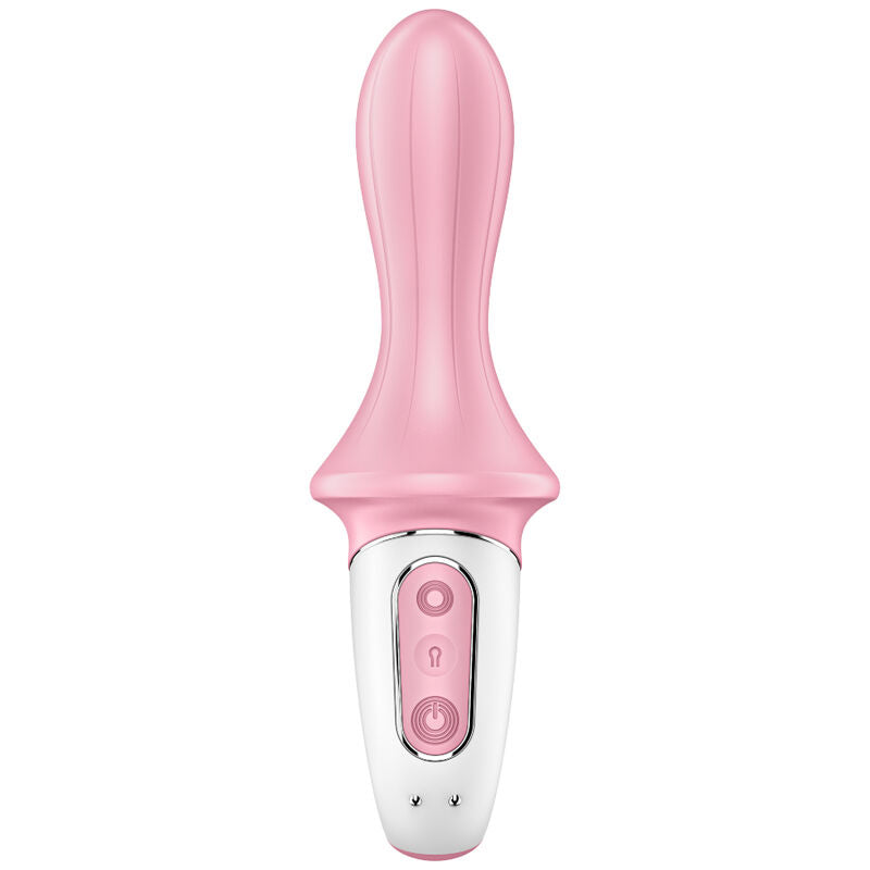 SATISFYER - AIR PUMP BOOTY 5+ INFLATABLE ANAL VIBRATOR PINK - Happytoys Sexshop: online sex shop for Feeling Happy & Easy 😊 - Discreet geleverd