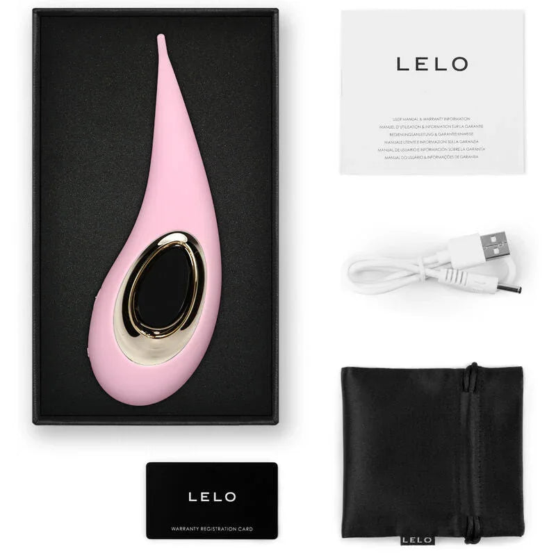 LELO - DOT CLITORIS STIMULATOR - PINK - Happytoys Sexshop: online sex shop for Feeling Happy & Easy 😊 - Discreet geleverd