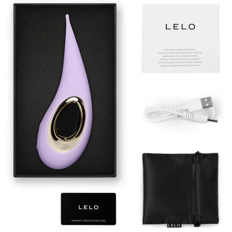 LELO - DOT CLITORIS STIMULATOR - LILAC - Happytoys Sexshop: online sex shop for Feeling Happy & Easy 😊 - Discreet geleverd