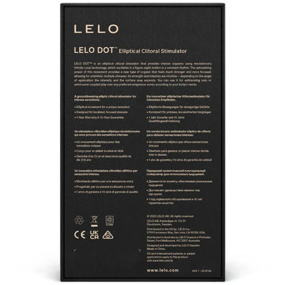 LELO - DOT CLITORIS STIMULATOR - LILAC - Happytoys Sexshop: online sex shop for Feeling Happy & Easy 😊 - Discreet geleverd
