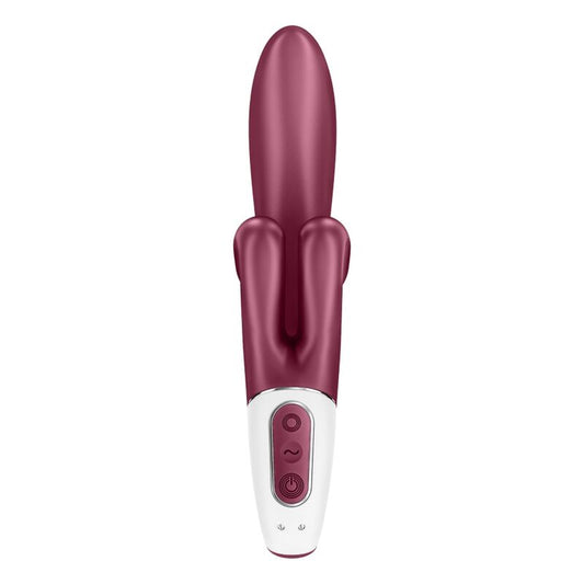 SATISFYER - TOUCH ME RABBIT VIBRATION RED - Happytoys Sexshop: online sex shop for Feeling Happy & Easy 😊 - Discreet geleverd