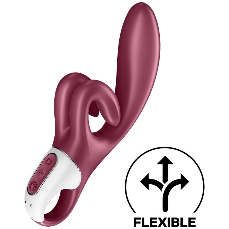 SATISFYER - TOUCH ME RABBIT VIBRATION RED - Happytoys Sexshop: online sex shop for Feeling Happy & Easy 😊 - Discreet geleverd