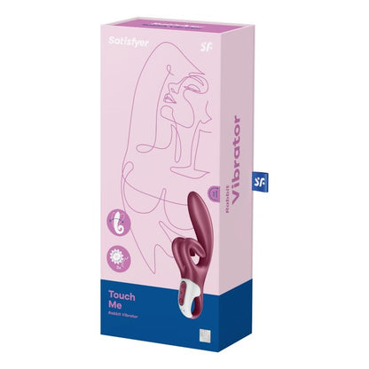 SATISFYER - TOUCH ME RABBIT VIBRATION RED - Happytoys Sexshop: online sex shop for Feeling Happy & Easy 😊 - Discreet geleverd