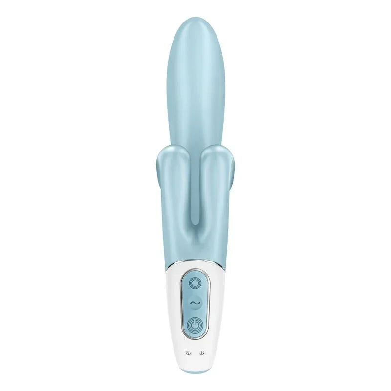 SATISFYER - TOUCH ME RABBIT VIBRATION BLUE - Happytoys Sexshop: online sex shop for Feeling Happy & Easy 😊 - Discreet geleverd