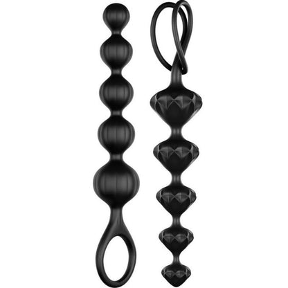 SATISFYER - LOVE BEADS BLACK - Happytoys Sexshop: online sex shop for Feeling Happy & Easy 😊 - Discreet geleverd