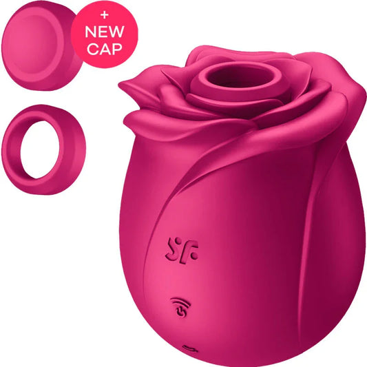 SATISFYER - AIR PULSE PRO 2 CLASSIC BLOSSOM VIBRATOR - Happytoys Sexshop: online sex shop for Feeling Happy & Easy 😊 - Discreet geleverd