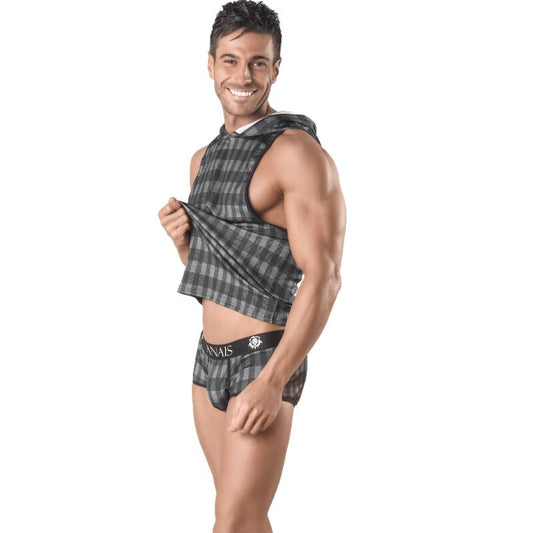 ANAIS MEN - AEGIS HOODED T-SHIRT M - Happytoys Sexshop: online sex shop for Feeling Happy & Easy 😊 - Discreet geleverd