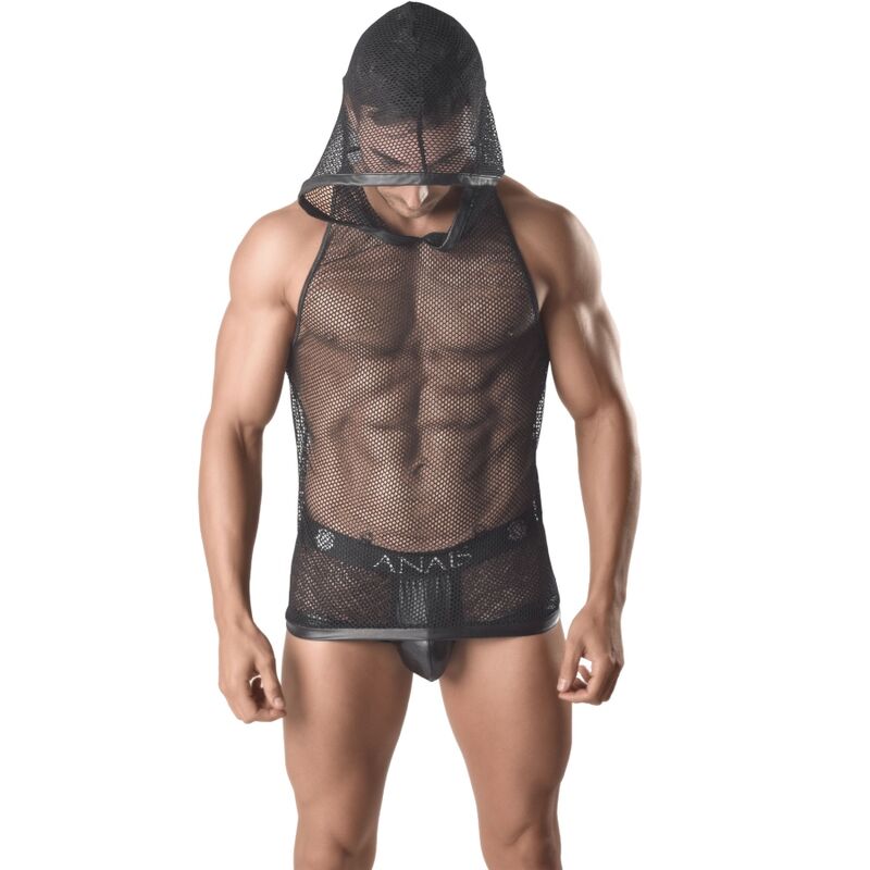 ANAIS MEN - ARES HOODED T-SHIRT XXXL - Happytoys Sexshop: online sex shop for Feeling Happy & Easy 😊 - Discreet geleverd