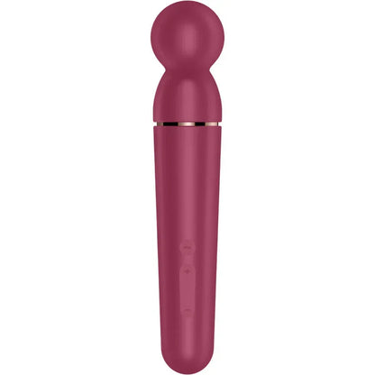 SATISFYER - PLANET WAND-ER VIBRATOR MASSAGER BERRY - Happytoys Sexshop: online sex shop for Feeling Happy & Easy 😊 - Discreet geleverd