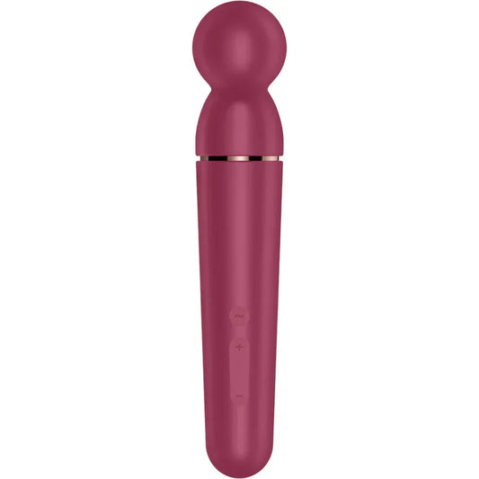 SATISFYER - PLANET WAND-ER VIBRATOR MASSAGER BERRY - Happytoys Sexshop: online sex shop for Feeling Happy & Easy 😊 - Discreet geleverd