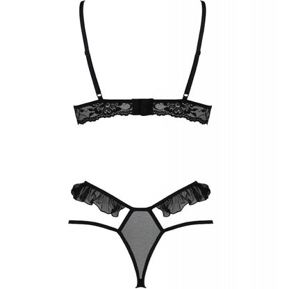 PASSION - DOLLY SET TWO PIECES BLACK S/M - Happytoys Sexshop: online sex shop for Feeling Happy & Easy 😊 - Discreet geleverd