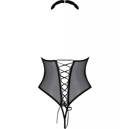 PASSION - TRISHA OPEN BODY BLACK S/M - Happytoys Sexshop: online sex shop for Feeling Happy & Easy 😊 - Discreet geleverd