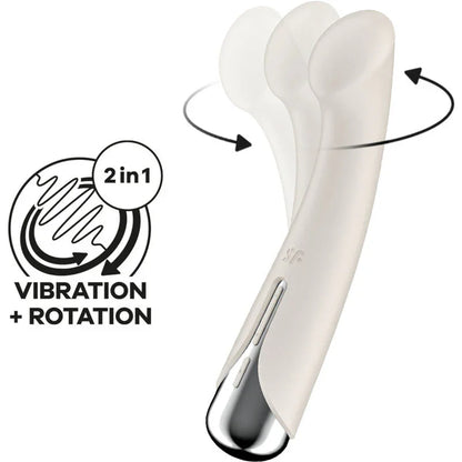 SATISFYER - SPINNING G-SPORT 1 ROTATOR VIBRATOR RED - Happytoys Sexshop: online sex shop for Feeling Happy & Easy 😊 - Discreet geleverd