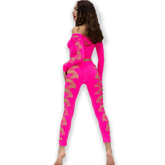 CHILIROSE - CR 4632 TOP & PANT FUCHSIA S/L - Happytoys Sexshop: online sex shop for Feeling Happy & Easy 😊 - Discreet geleverd