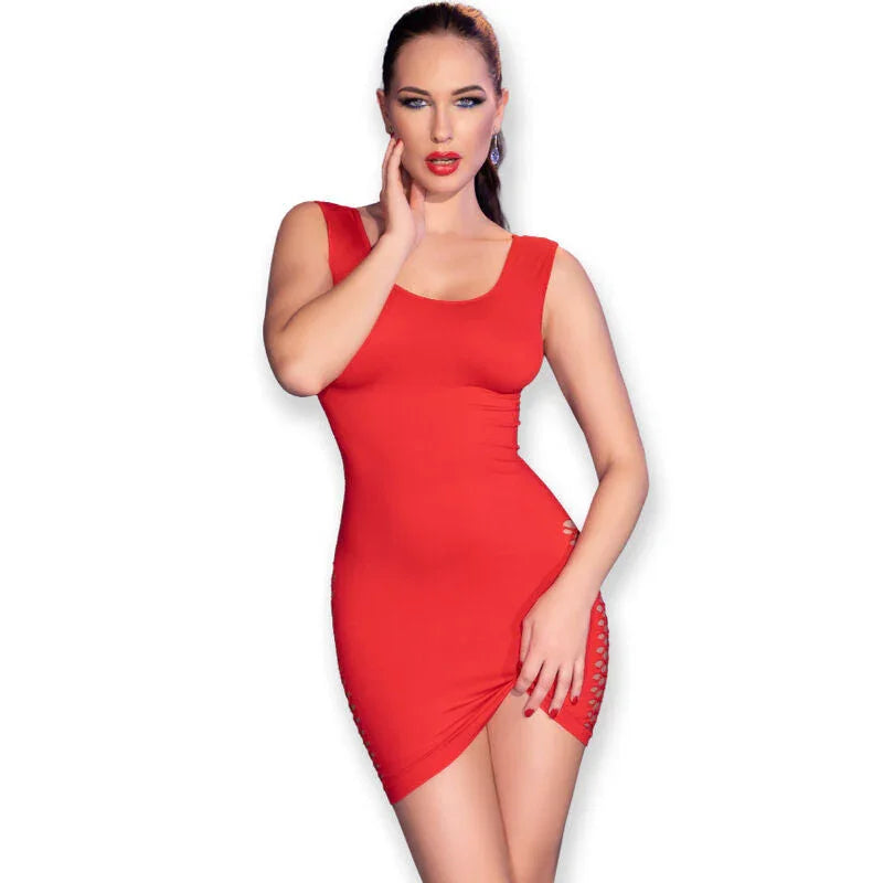 CHILIROSE - CR 4622 DRESS RED S/M - Happytoys Sexshop: online sex shop for Feeling Happy & Easy 😊 - Discreet geleverd