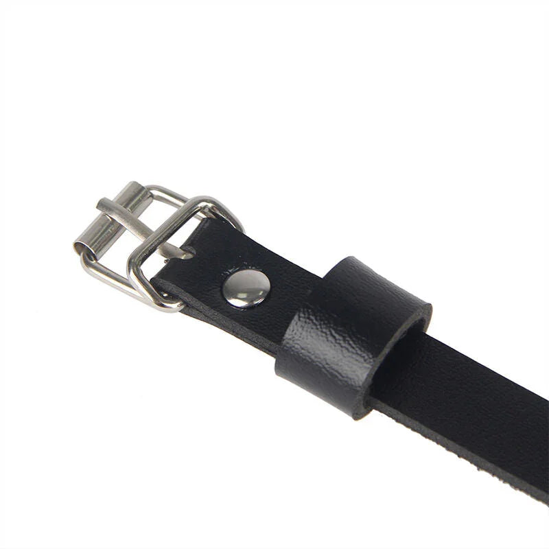 SUBBLIME - LEATHER WAIST AND LEG HARNESS BLACK ONE SIZE - Happytoys Sexshop: online sex shop for Feeling Happy & Easy 😊 - Discreet geleverd