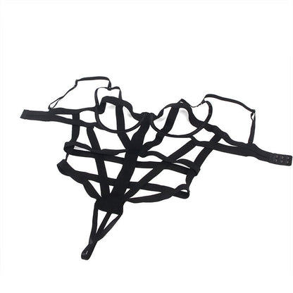 SUBBLIME - SEXY BODY WITH CUTOUTS BLACK S/M - Happytoys Sexshop: online sex shop for Feeling Happy & Easy 😊 - Discreet geleverd