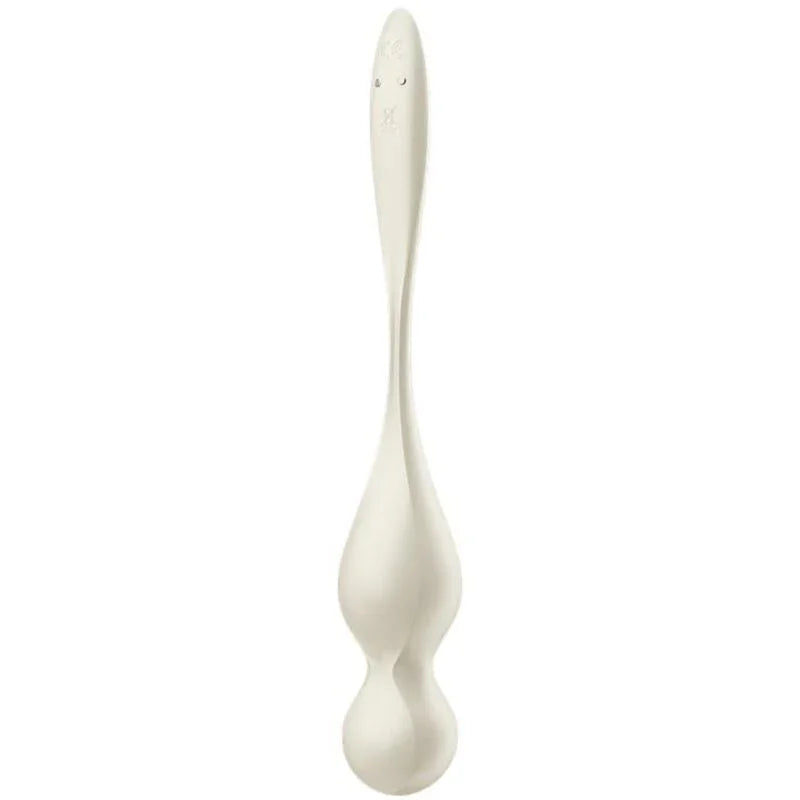 SATISFYER - LOVE BIRDS VIBRATING KEGEL BALLS WHITE - Happytoys Sexshop: online sex shop for Feeling Happy & Easy 😊 - Discreet geleverd