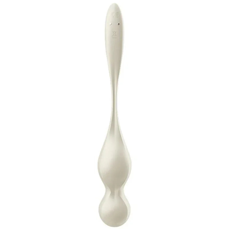 SATISFYER - LOVE BIRDS VIBRATING KEGEL BALLS WHITE - Happytoys Sexshop: online sex shop for Feeling Happy & Easy 😊 - Discreet geleverd