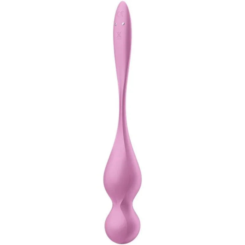 SATISFYER - LOVE BIRDS VIBRATING KEGEL BALLS PINK - Happytoys Sexshop: online sex shop for Feeling Happy & Easy 😊 - Discreet geleverd