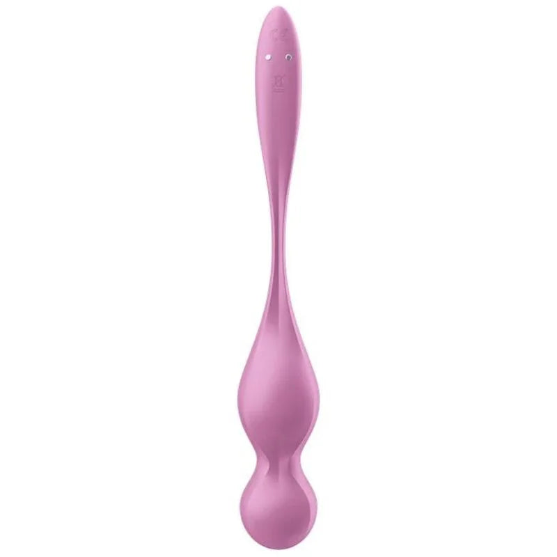 SATISFYER - LOVE BIRDS VIBRATING KEGEL BALLS PINK - Happytoys Sexshop: online sex shop for Feeling Happy & Easy 😊 - Discreet geleverd