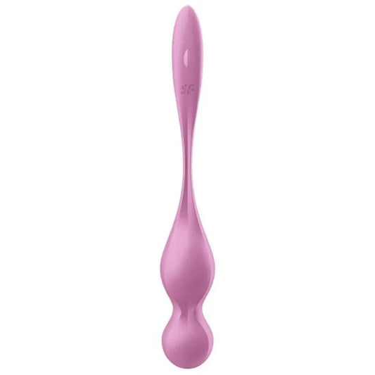 SATISFYER - LOVE BIRDS VIBRATING KEGEL BALLS PINK - Happytoys Sexshop: online sex shop for Feeling Happy & Easy 😊 - Discreet geleverd
