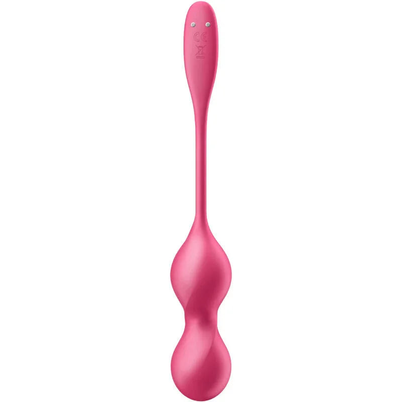 SATISFYER - LOVE BIRDS 2 VIBRATING KEGEL BALLS + FREE APP - Happytoys Sexshop: online sex shop for Feeling Happy & Easy 😊 - Discreet geleverd