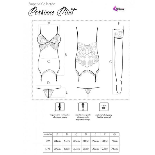 LIVCO CORSETTI FASHION - PERSINNE MIT EMPORIO SET CORSET + PANTY + STOCKINGS - Happytoys Sexshop: online sex shop for Feeling Happy & Easy 😊 - Discreet geleverd