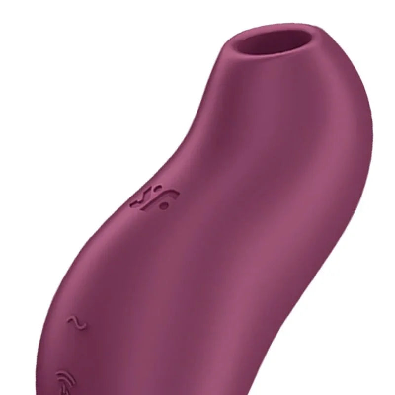 SATISFYER - POCKET PRO 1 CLITORIS STIMULATOR GARNET - Happytoys Sexshop: online sex shop for Feeling Happy & Easy 😊 - Discreet geleverd