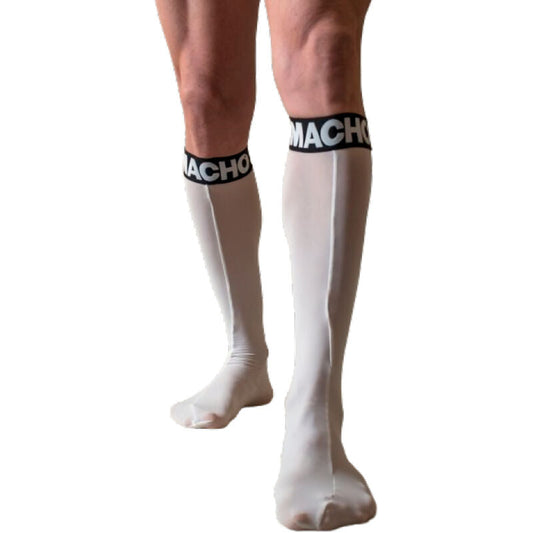 MACHO - THIN SOCKS ONE SIZE WHITE - Happytoys Sexshop: online sex shop for Feeling Happy & Easy 😊 - Discreet geleverd