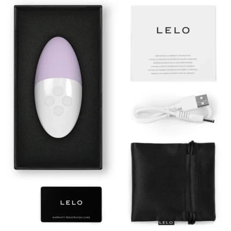 LELO - SIRI 3 CLITORIS MASSAGER CALM LAVENDER - Happytoys Sexshop: online sex shop for Feeling Happy & Easy 😊 - Discreet geleverd