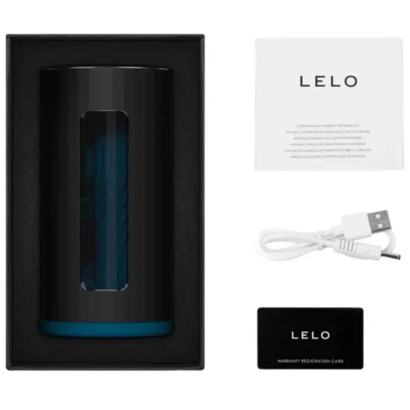 LELO - F1S V3 MALE MASTURBATOR TEAL - Happytoys Sexshop: online sex shop for Feeling Happy & Easy 😊 - Discreet geleverd