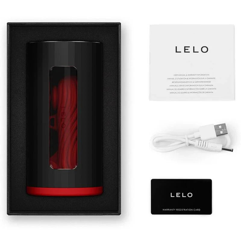 LELO - F1S V3 MALE MASTURBATOR RED - Happytoys Sexshop: online sex shop for Feeling Happy & Easy 😊 - Discreet geleverd