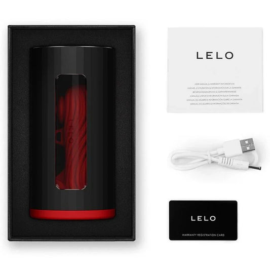 LELO - F1S V3 MALE MASTURBATOR RED - Happytoys Sexshop: online sex shop for Feeling Happy & Easy 😊 - Discreet geleverd
