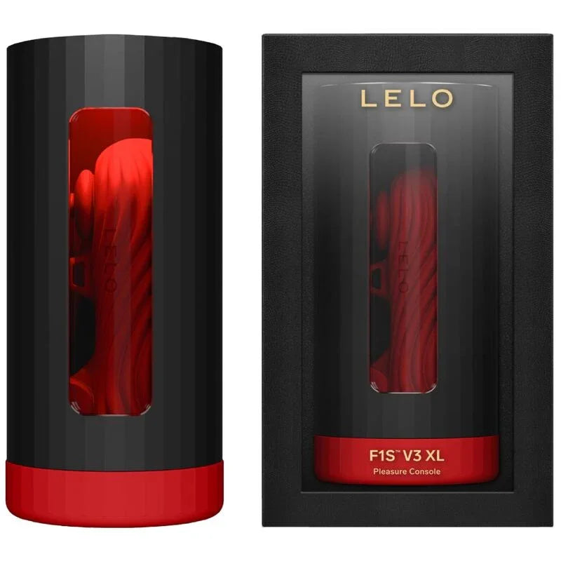 LELO - F1S V3 MALE MASTURBATOR RED XL - Happytoys Sexshop: online sex shop for Feeling Happy & Easy 😊 - Discreet geleverd
