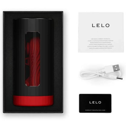 LELO - F1S V3 MALE MASTURBATOR RED XL - Happytoys Sexshop: online sex shop for Feeling Happy & Easy 😊 - Discreet geleverd