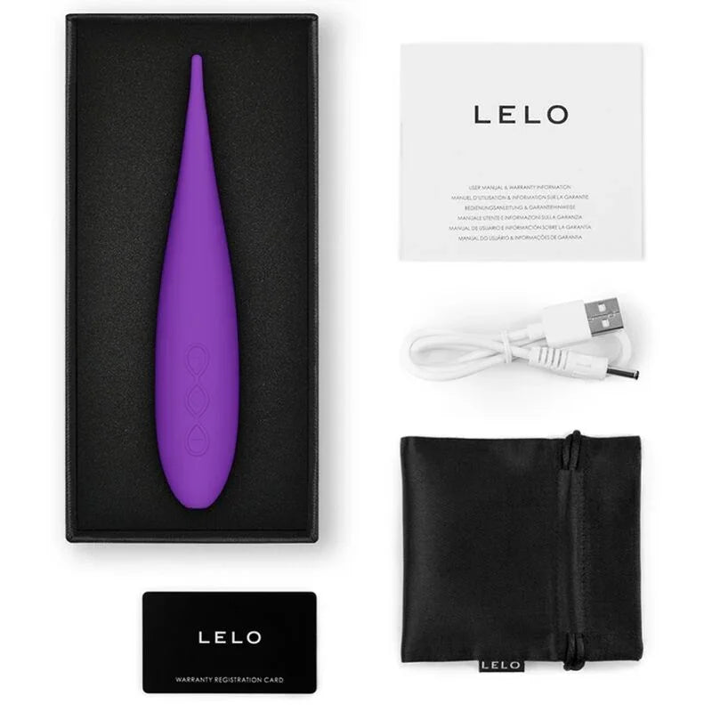 LELO - DOT TRAVEL CLITORIS STIMULATOR PURPLE - Happytoys Sexshop: online sex shop for Feeling Happy & Easy 😊 - Discreet geleverd