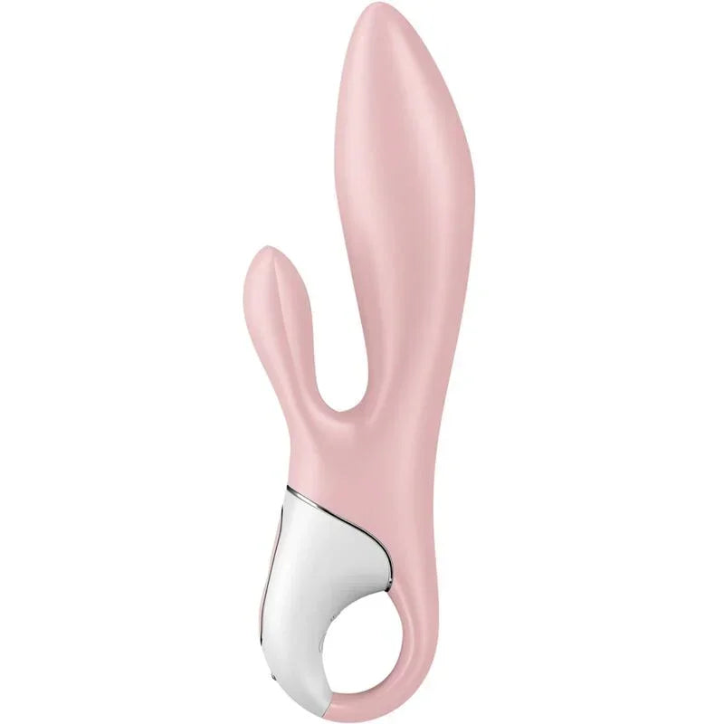 SATISFYER - AIR PUMP BUNNY 3 INFLATABLE RABBIT VIBRATOR PINK - Happytoys Sexshop: online sex shop for Feeling Happy & Easy 😊 - Discreet geleverd