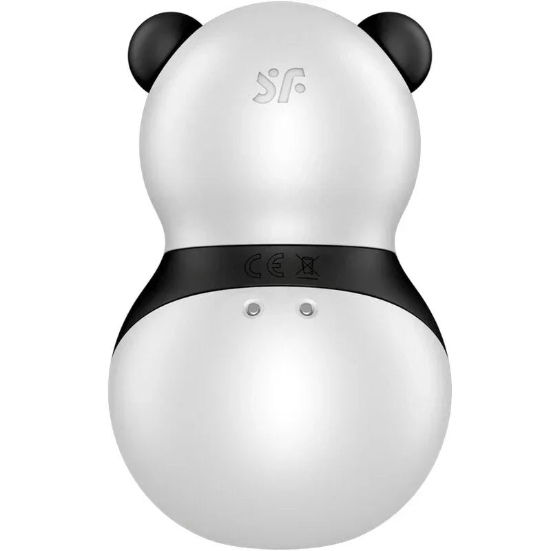 SATISFYER - POCKET PANDA STIMULATOR & VIBRATOR BLACK AND WHITE - Happytoys Sexshop: online sex shop for Feeling Happy & Easy 😊 - Discreet geleverd