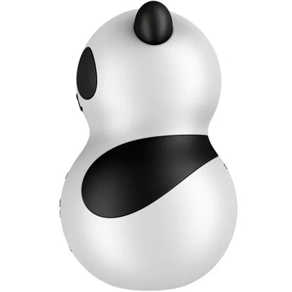 SATISFYER - POCKET PANDA STIMULATOR & VIBRATOR BLACK AND WHITE - Happytoys Sexshop: online sex shop for Feeling Happy & Easy 😊 - Discreet geleverd