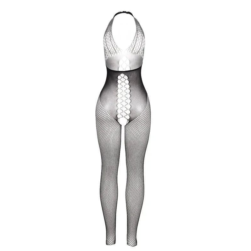 SUBBLIME - 951832 BODYSTOCKING WITH OPEN BACK AND CROSS DETAILS BLACK ONE SIZE - Happytoys Sexshop: online sex shop for Feeling Happy & Easy 😊 - Discreet geleverd