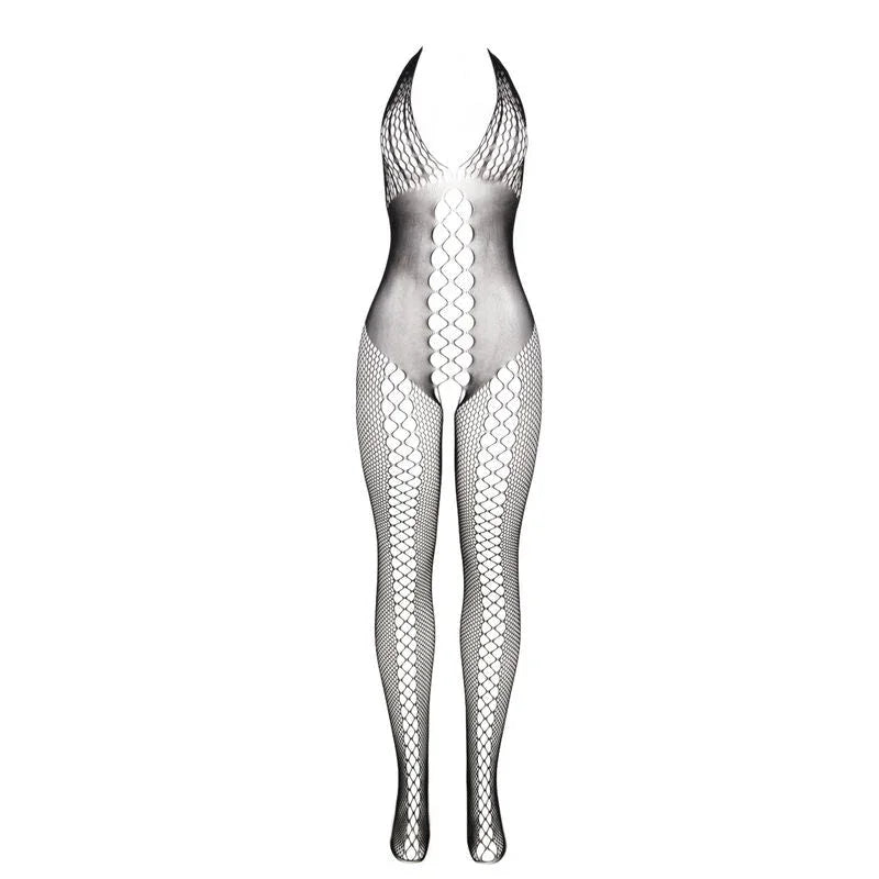 SUBBLIME - 951832 BODYSTOCKING WITH OPEN BACK AND CROSS DETAILS BLACK ONE SIZE - Happytoys Sexshop: online sex shop for Feeling Happy & Easy 😊 - Discreet geleverd
