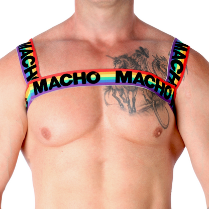 MACHO - DOUBLE HARNESS PRIDE LIMITED - Happytoys Sexshop: online sex shop for Feeling Happy & Easy 😊 - Discreet geleverd