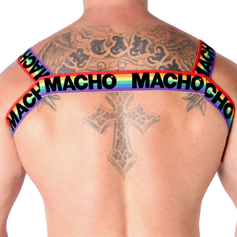 MACHO - DOUBLE HARNESS PRIDE LIMITED - Happytoys Sexshop: online sex shop for Feeling Happy & Easy 😊 - Discreet geleverd