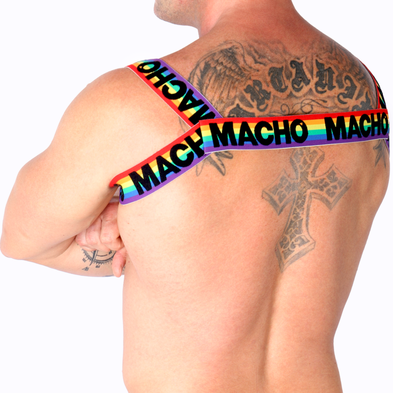 MACHO - DOUBLE HARNESS PRIDE LIMITED - Happytoys Sexshop: online sex shop for Feeling Happy & Easy 😊 - Discreet geleverd