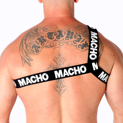 MACHO - ROMAN HARNESS WHITE S/M - Happytoys Sexshop: online sex shop for Feeling Happy & Easy 😊 - Discreet geleverd